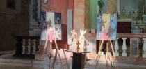 Opere di Gabriella Oliva esposte in Vignale Monferrato
